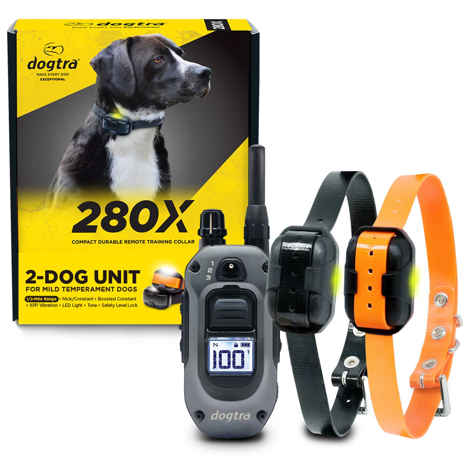 Dogtra 1/2 Mile 2 Dog Remote Trainer Black – Pet Street Mall