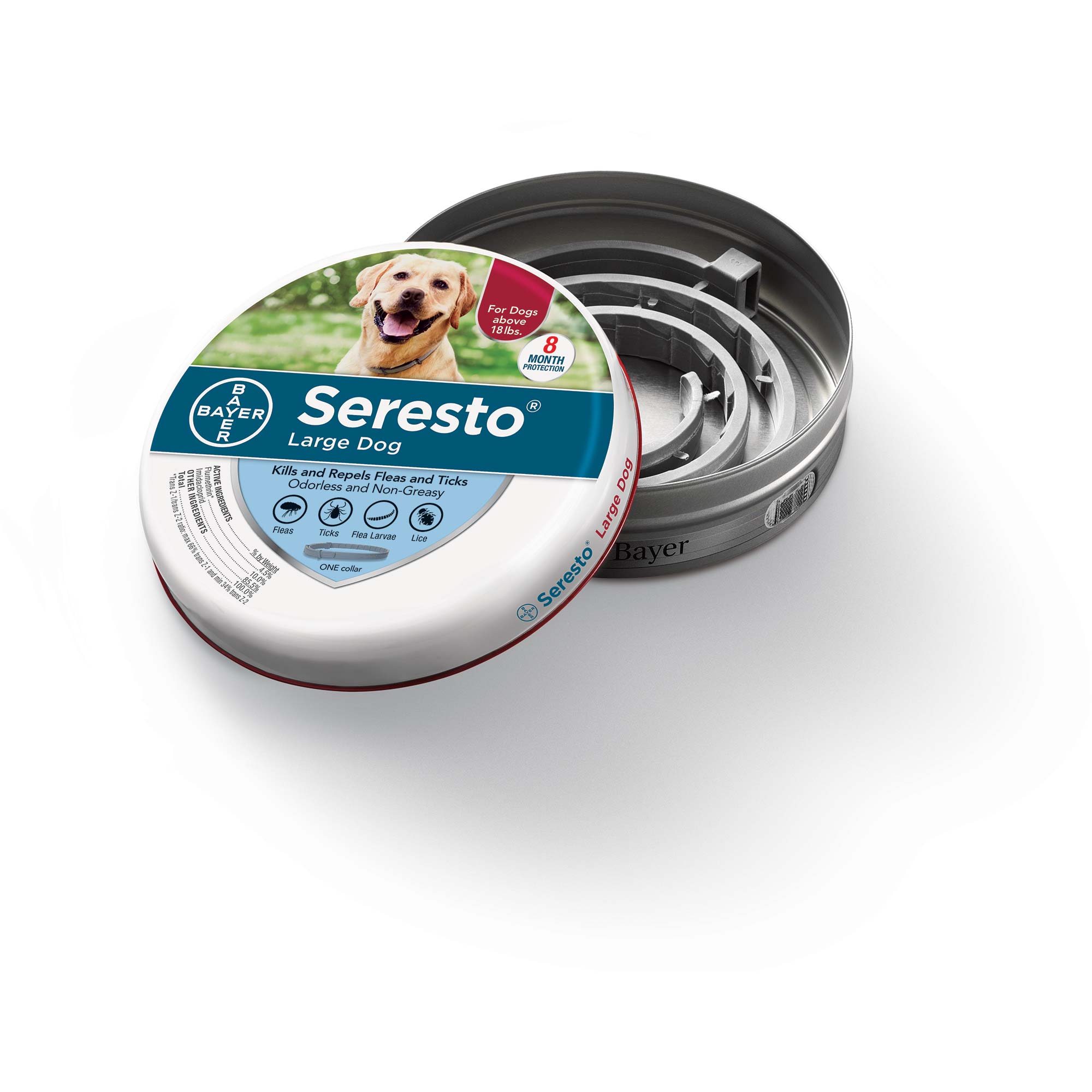 Bayer Seresto Flea and Tick Collar for Dogs Pet Street Mall