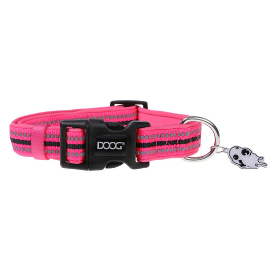 Neoprene Dog Collar Neon - Pink