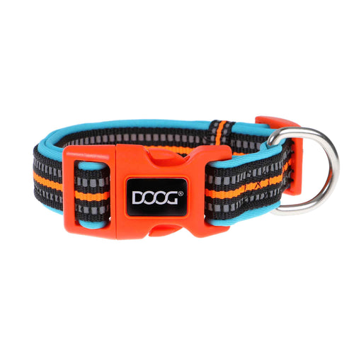 Neoprene Dog Collar Beethoven Neon Orange