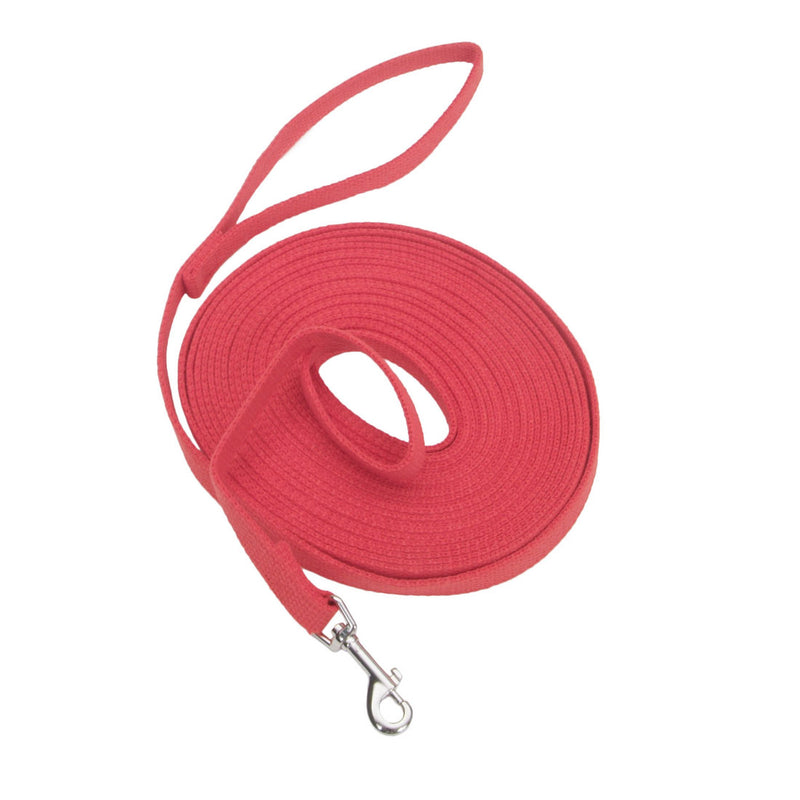 Load image into Gallery viewer, Coastal Pet Products Train Right Cotton Web Training Leash 30ft
