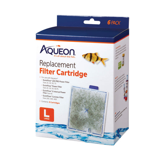 Aqueon Replacement Filter Cartridges 6 pack