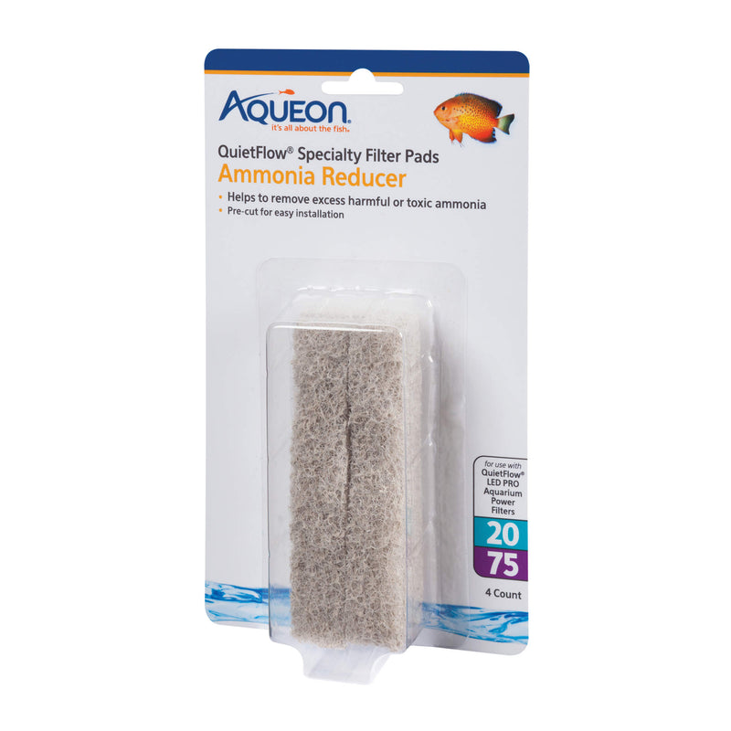 Load image into Gallery viewer, Aqueon Replacement Ammonia Reducer Filter Pads 4 pack
