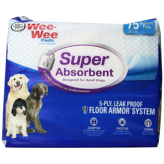 Four Paws Wee-Wee Super Absorbent Pads