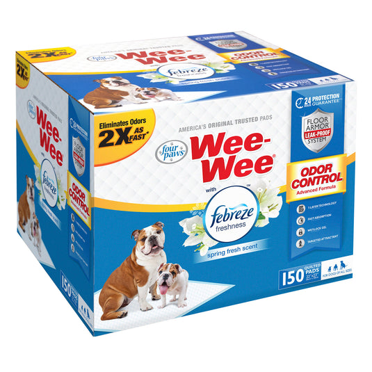 Four Paws Wee-Wee Odor Control with Febreze Freshness Pads