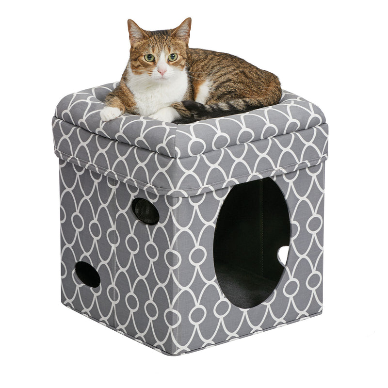 Load image into Gallery viewer, Midwest Curious Cat Cube
