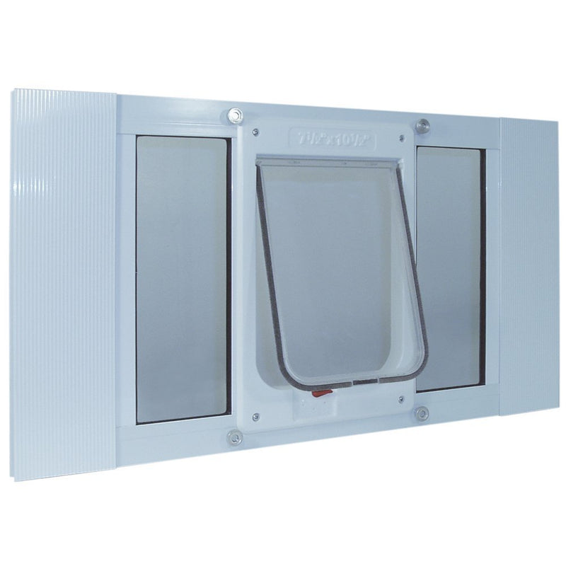 Load image into Gallery viewer, Ideal Pet Products Aluminum Sash Cat Flap Pet Door 27 Inch
