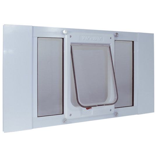 Ideal Pet Products Aluminum Sash Cat Flap Pet Door 33 inch