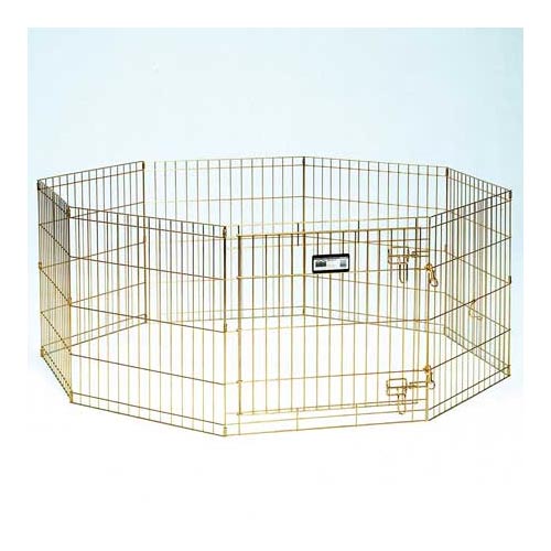 Load image into Gallery viewer, Midwest Gold Zinc Pet Exercise Pen 8 panels
