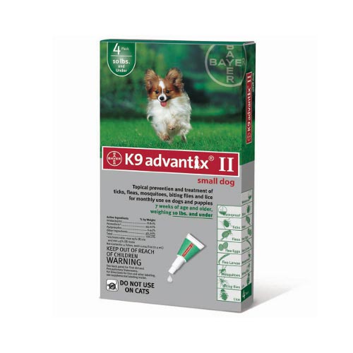 Advantix Flea and Tick Control for Dogs Under 10 lbs 2 Month Supply