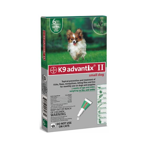 Load image into Gallery viewer, Advantix Flea and Tick Control for Dogs Under 10 lbs 2 Month Supply
