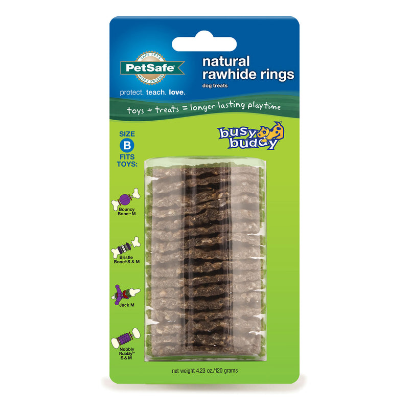 Load image into Gallery viewer, PetSafe Busy Buddy Rawhide Refill Rings
