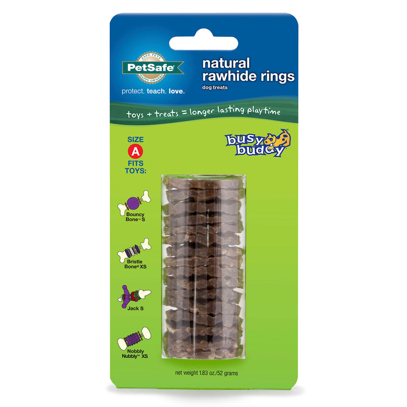 Load image into Gallery viewer, PetSafe Busy Buddy Rawhide Refill Rings
