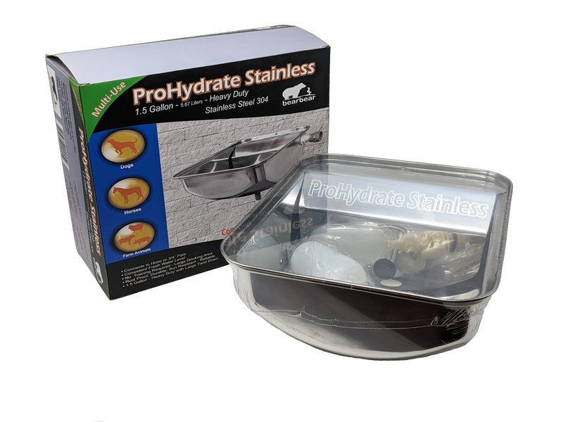 Load image into Gallery viewer, Bear Bear Pet Products ProHydrate Stainless Steel Waterer
