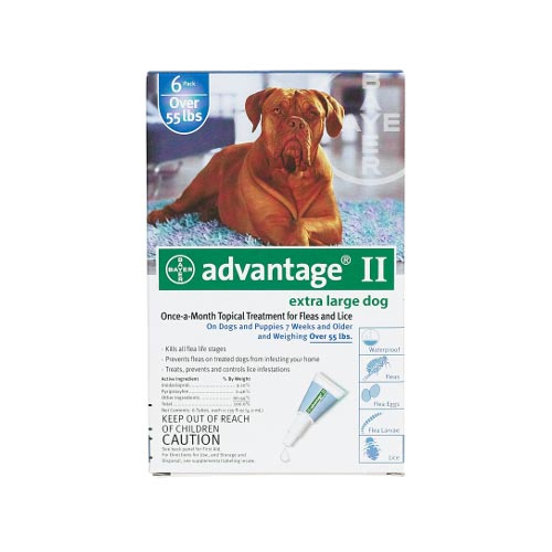 Advantage Flea Control for Dogs And Puppies Over 55 lbs.
