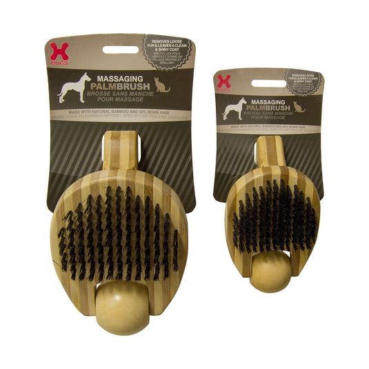 Hugs Pet Products Massaging Pet Palm Brush