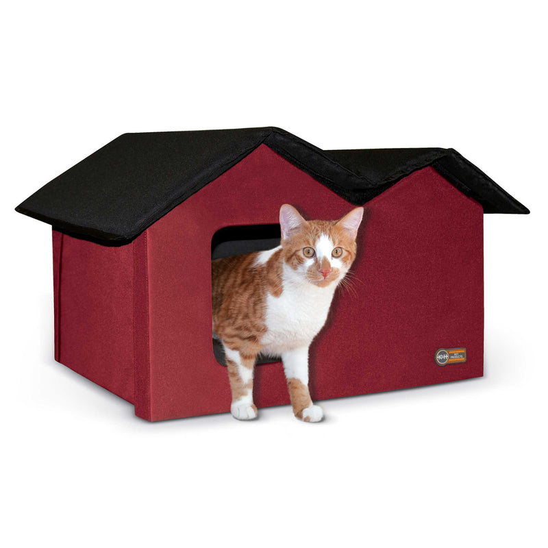 Load image into Gallery viewer, K&amp;H Pet Products Unheated Outdoor Kitty House Extra Wide
