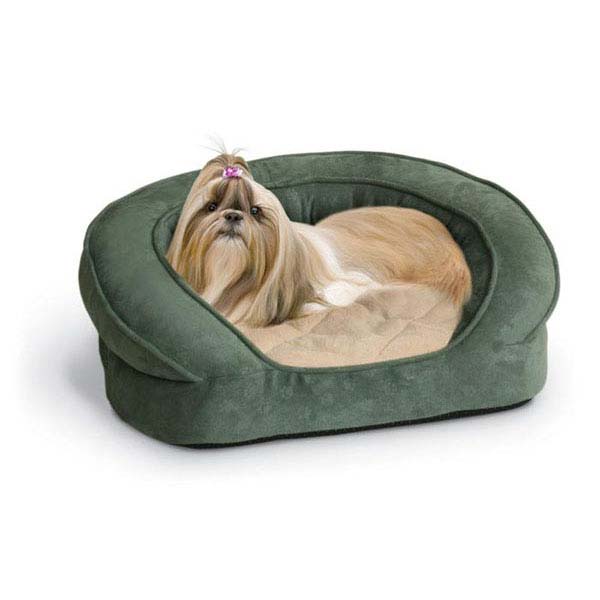 Load image into Gallery viewer, K&amp;H Pet Products Deluxe Ortho Bolster Sleeper Pet Bed Large

