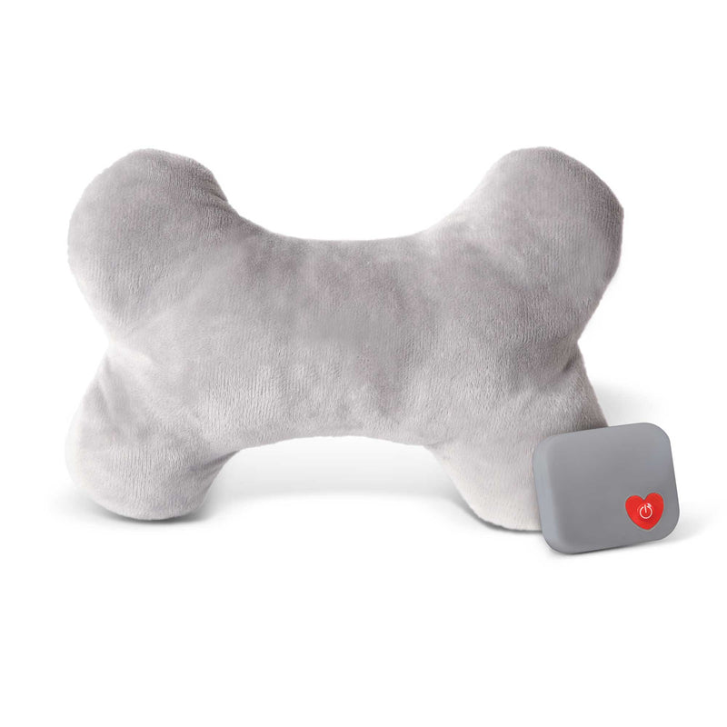 Load image into Gallery viewer, Mother&#39;s Heartbeat Plush Dog Bone Pillow
