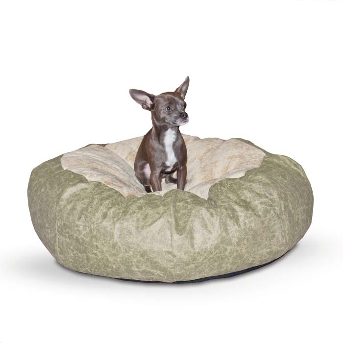 Load image into Gallery viewer, K&amp;H Pet Products Self Warming Cuddle Ball Pet Bed Medium 38&quot; x 38&quot; x 12&quot;

