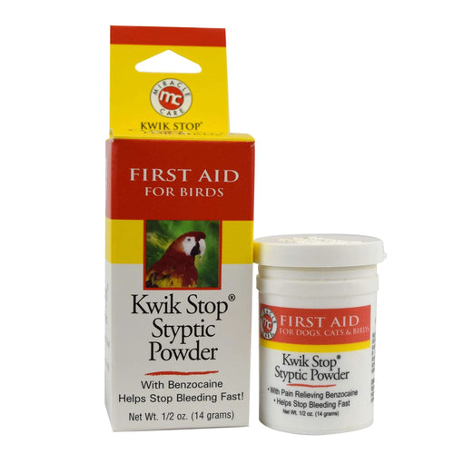 Kwik-Stop Styptic Powder for Birds