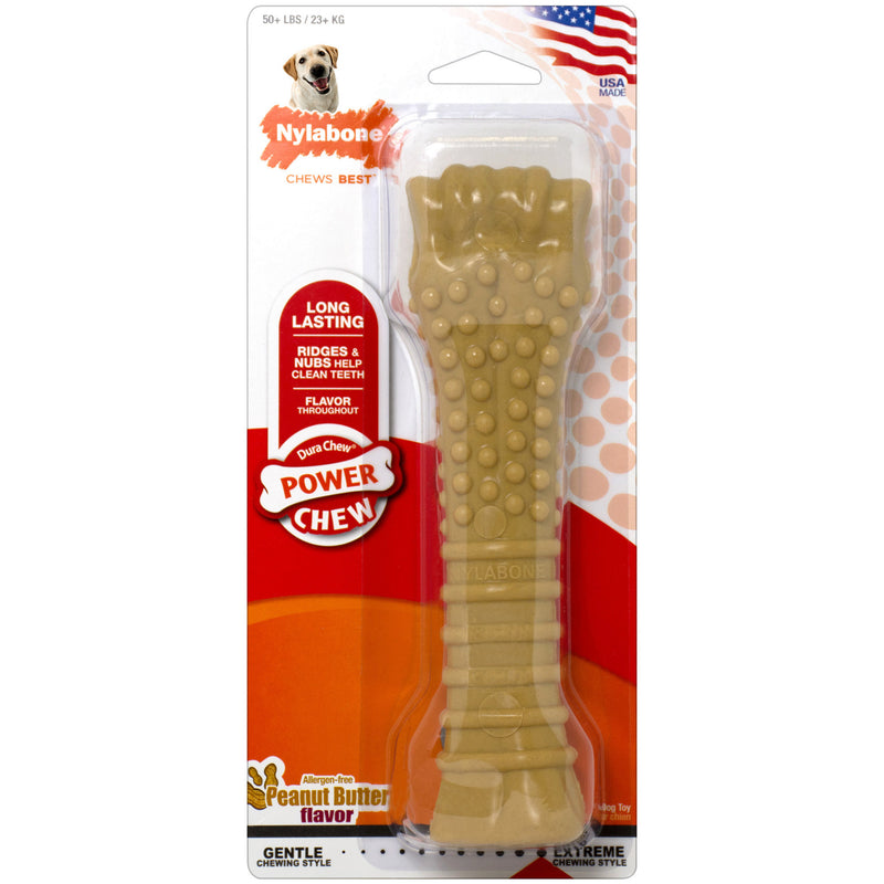 Load image into Gallery viewer, Nylabone Power Chew Peanut Butter Dog Chew Toy
