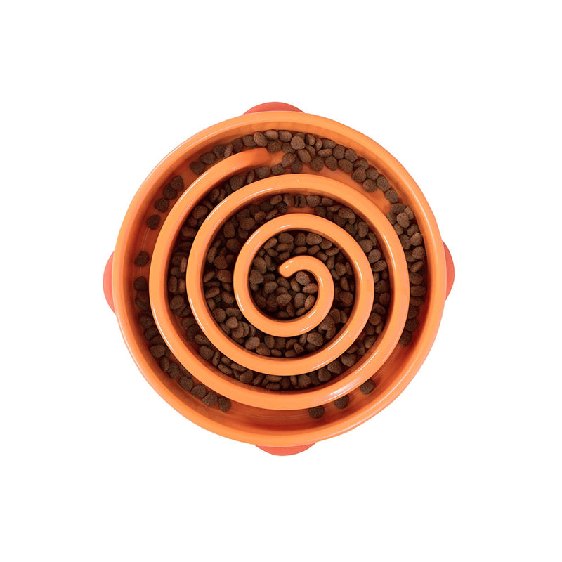 Load image into Gallery viewer, Outward Hound Fun Feeder Slo-Bowl Swirl
