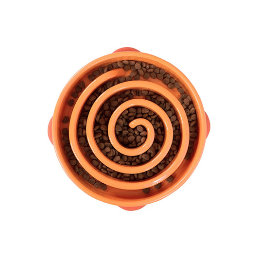 Outward Hound Fun Feeder Slo-Bowl Swirl