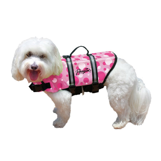 Pawz Pet Products Nylon Dog Life Jacket Pink