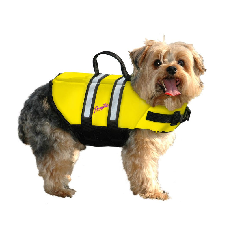 Load image into Gallery viewer, Pawz Pet Products Nylon Dog Life Jacket Yellow
