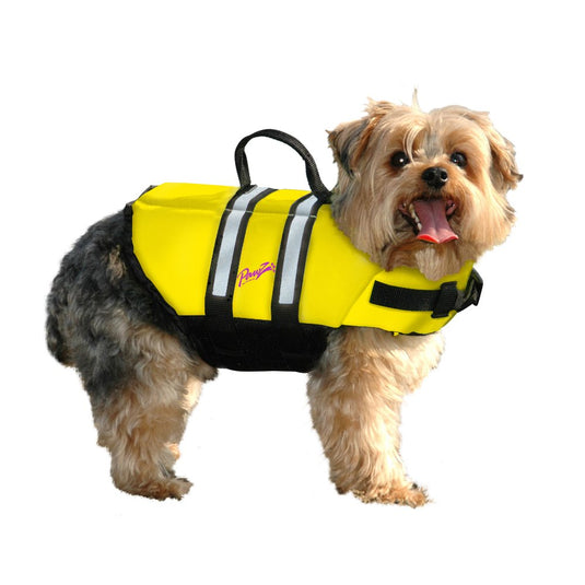 Pawz Pet Products Nylon Dog Life Jacket Yellow