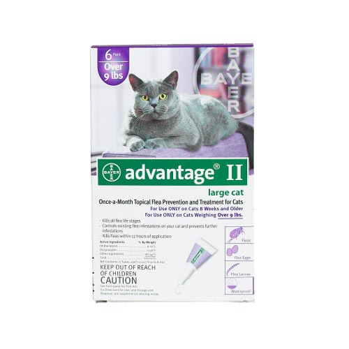 Advantage Flea Control for Cats and Kittens Over 9 lbs