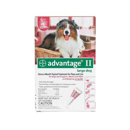 Load image into Gallery viewer, Advantage Flea Control for Dogs and Puppies 21-55 lbs.
